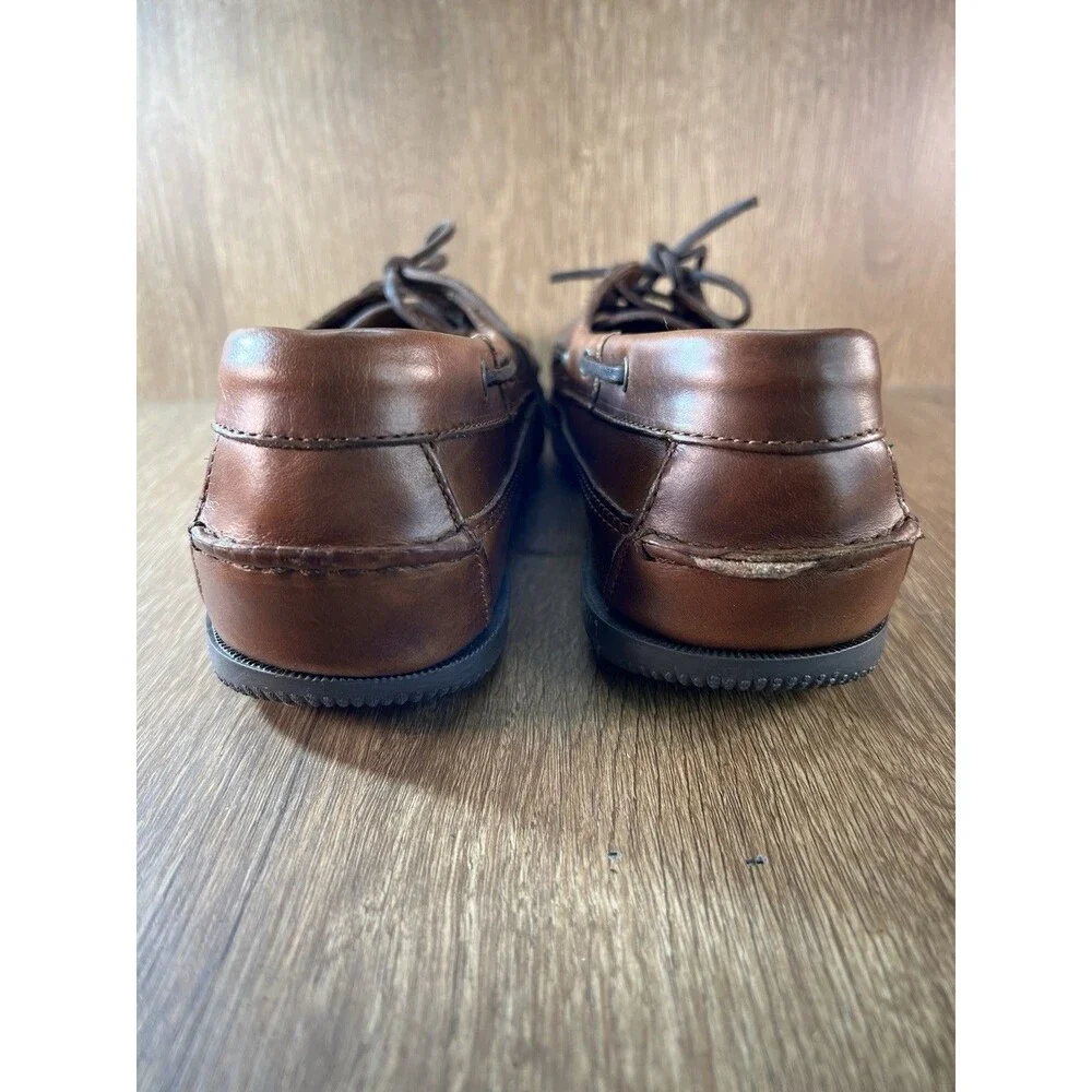 Vintage G.H. Bass & Co. Leather Boat Shoes Size 13M